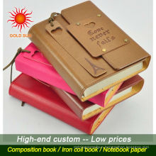 Top Quality Cheap Custom Pu Leather Notebook,Fashionable Pu Leather Diary,Custom Leather Note book